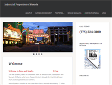 Tablet Screenshot of industrialproperties.com